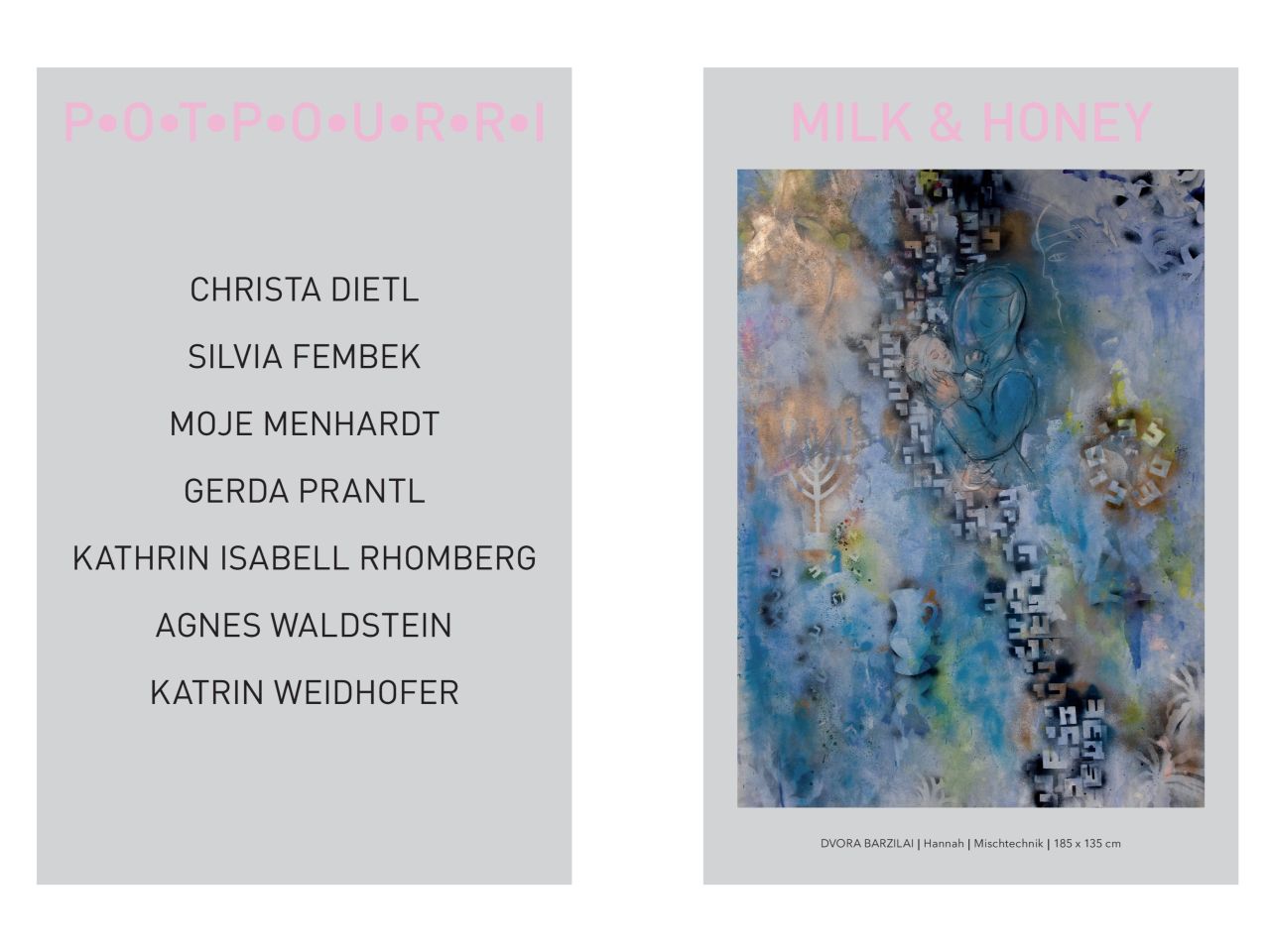 Ausschnitt aus der Einladungskarte zur Ausstellungseröffnung